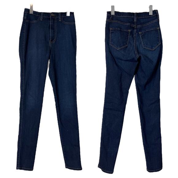 Fashion Nova Jeans Skinny High Rise Ankle Stretch Dark Wash Juniors Size 9 - W28 - Picture 6 of 6